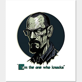 Walter White The one who knocks Posters and Art